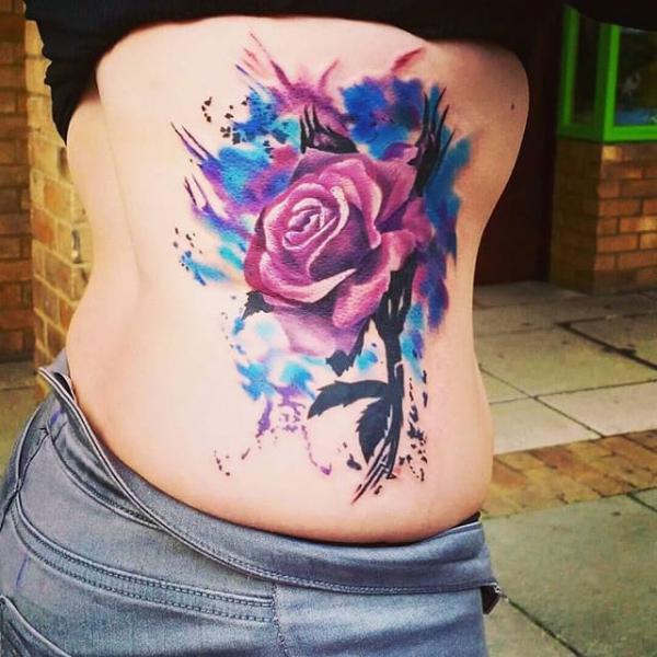 110 Imaginative Designs for Watercolor Tattoo