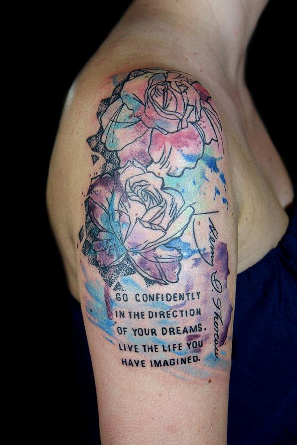 110 Imaginative Designs for Watercolor Tattoo