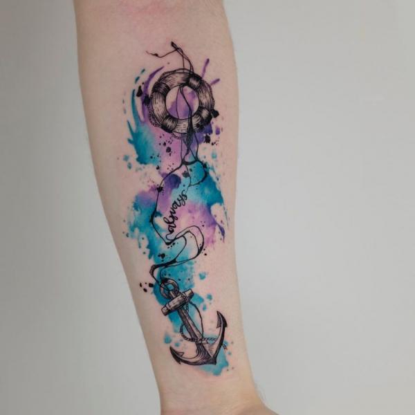 110 Imaginative Designs for Watercolor Tattoo