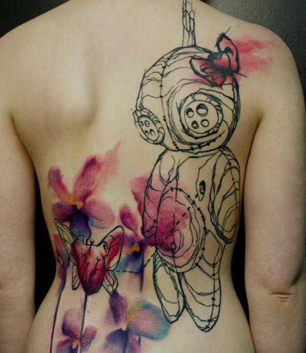 110 Imaginative Designs for Watercolor Tattoo
