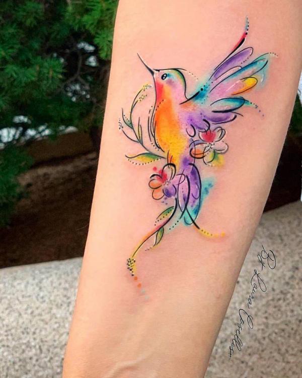 110 Imaginative Designs for Watercolor Tattoo