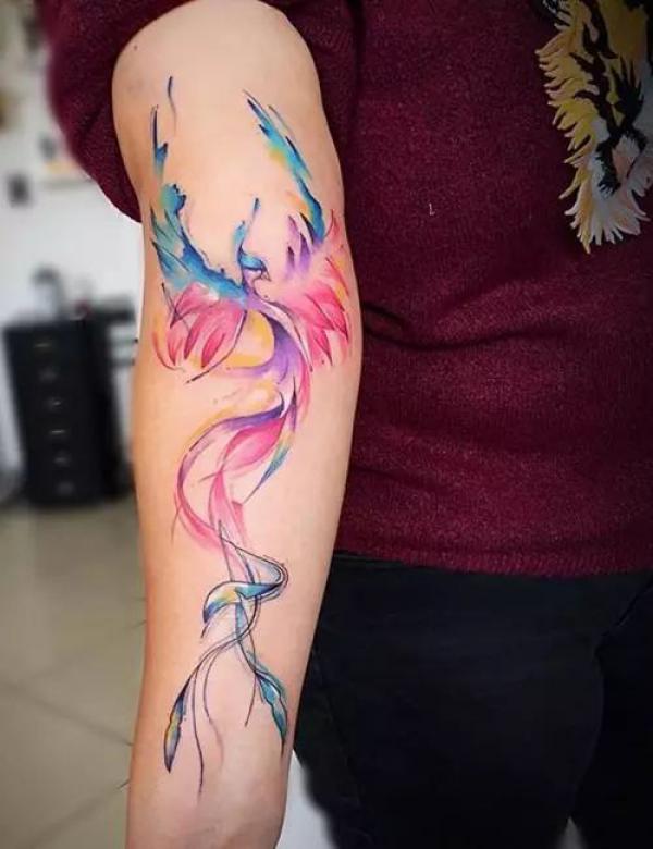 110 Imaginative Designs for Watercolor Tattoo