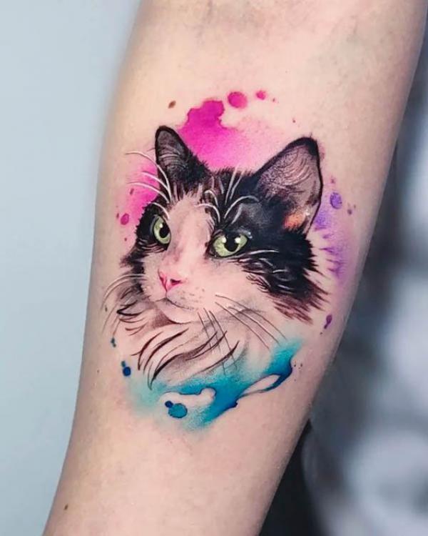 110 Imaginative Designs for Watercolor Tattoo