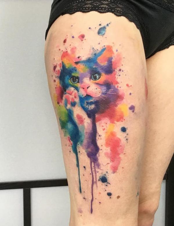 110 Imaginative Designs for Watercolor Tattoo