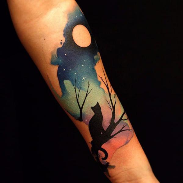 110 Imaginative Designs for Watercolor Tattoo