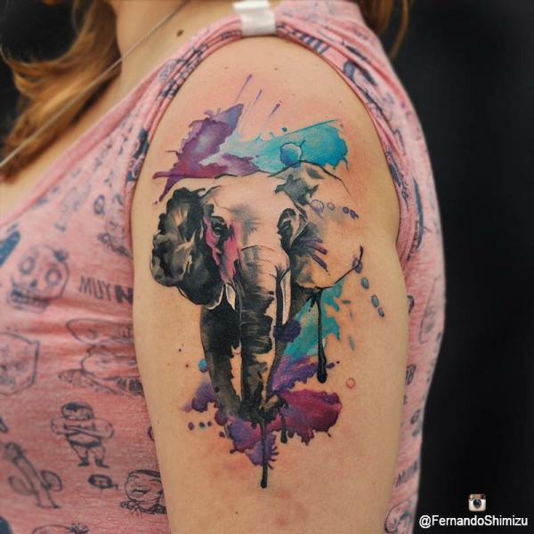 110 Imaginative Designs for Watercolor Tattoo
