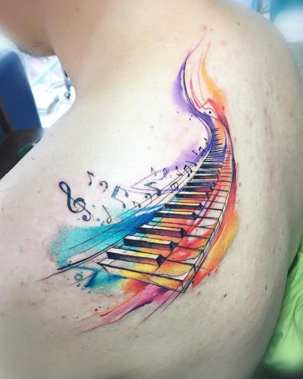 110 Imaginative Designs for Watercolor Tattoo