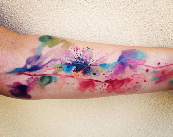 110 Imaginative Designs for Watercolor Tattoo