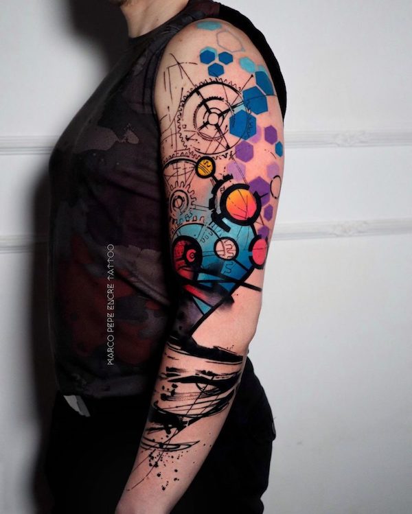 110 Imaginative Designs for Watercolor Tattoo