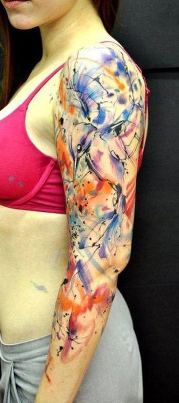 110 Imaginative Designs for Watercolor Tattoo
