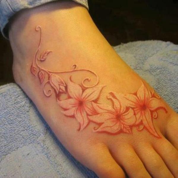 60+ Ideas for White Ink Tattoos