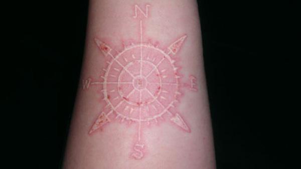 60+ Ideas for White Ink Tattoos