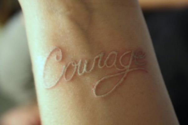 60+ Ideas for White Ink Tattoos