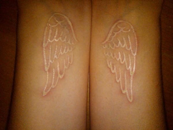 60+ Ideas for White Ink Tattoos