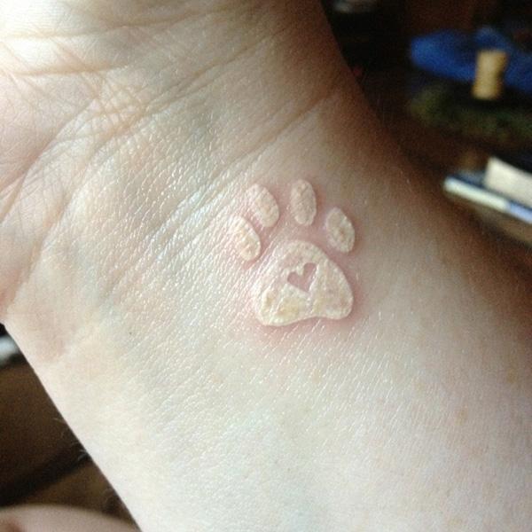 60+ Ideas for White Ink Tattoos