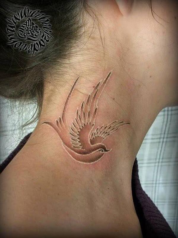 60+ Ideas for White Ink Tattoos