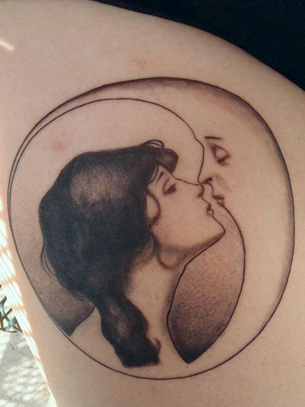 50 Examples of Moon Tattoos
