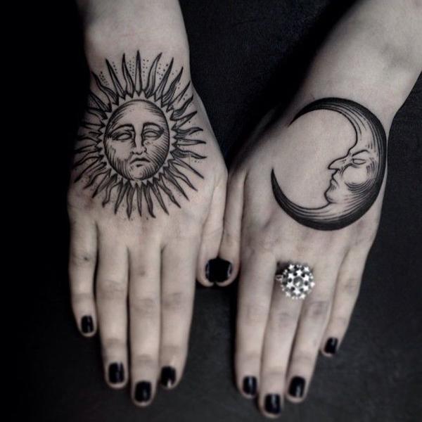 50 Examples of Moon Tattoos