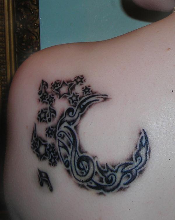 50 Examples of Moon Tattoos