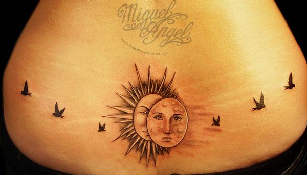 50 Examples of Moon Tattoos