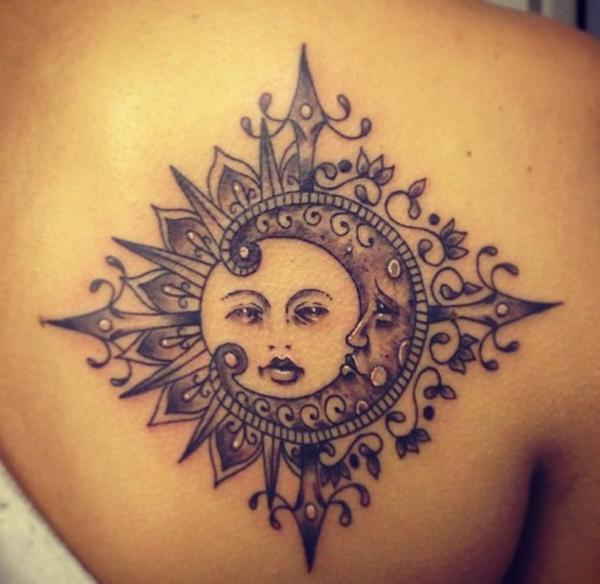 50 Examples of Moon Tattoos