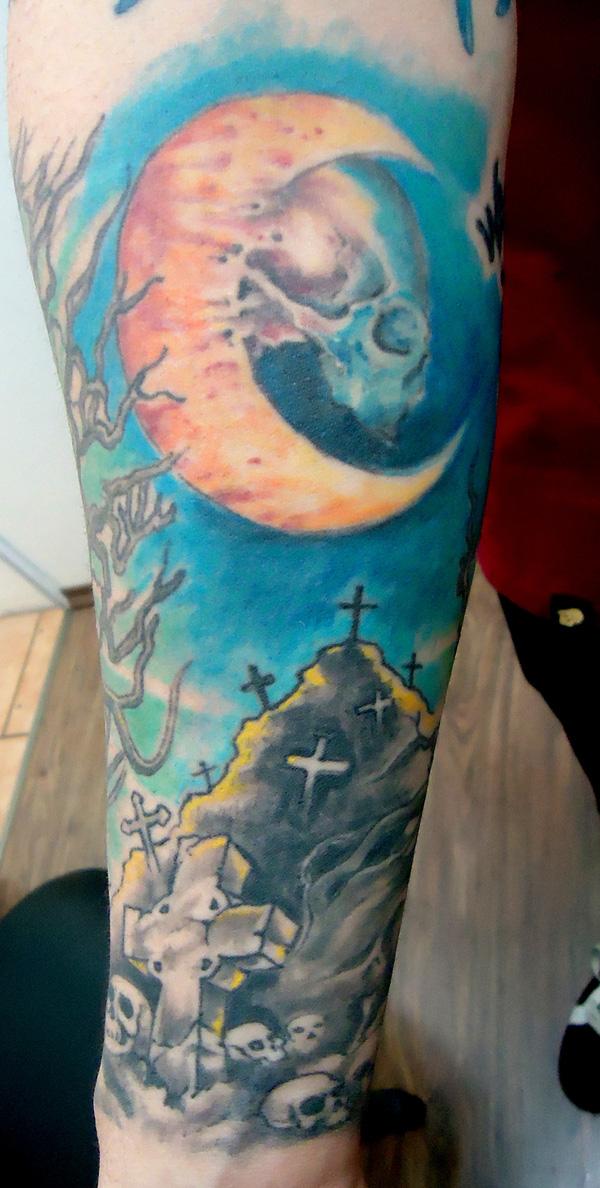 50 Examples of Moon Tattoos