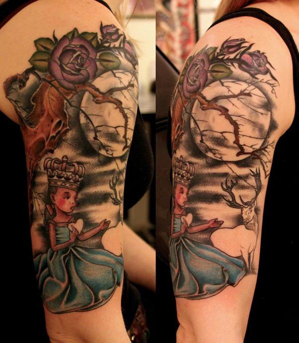 50 Examples of Moon Tattoos