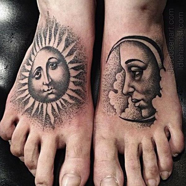 50 Examples of Moon Tattoos