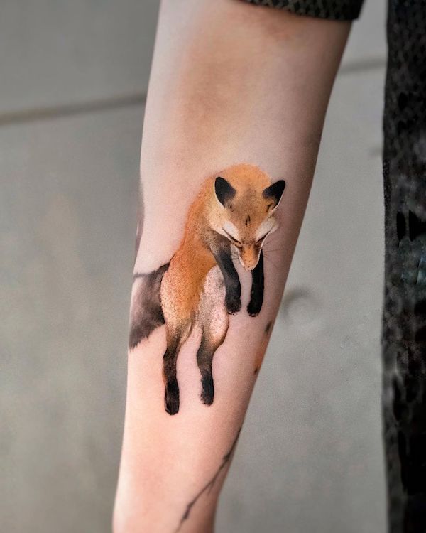 50+ Examples of Vibrant Fox Tattoo Designs
