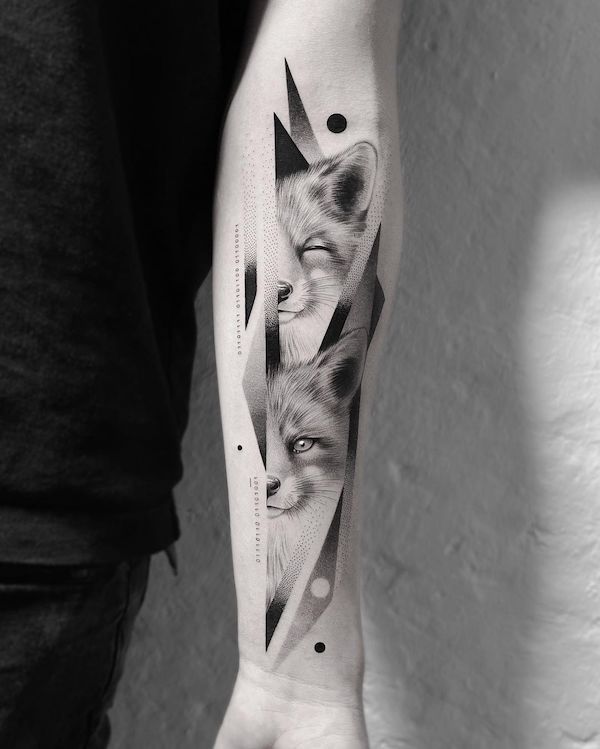 50+ Examples of Vibrant Fox Tattoo Designs