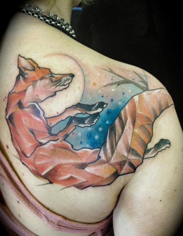 50+ Examples of Vibrant Fox Tattoo Designs