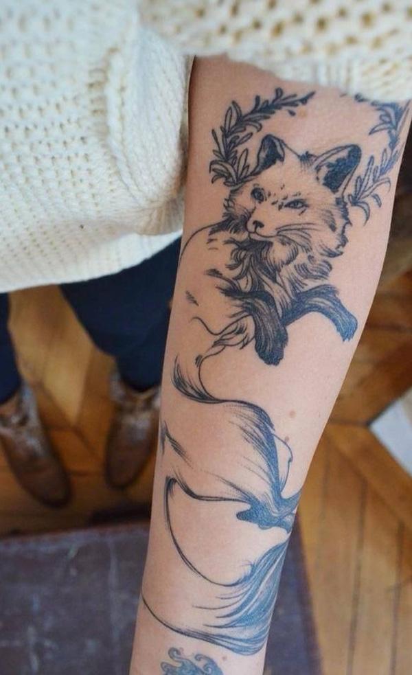 50+ Examples of Vibrant Fox Tattoo Designs