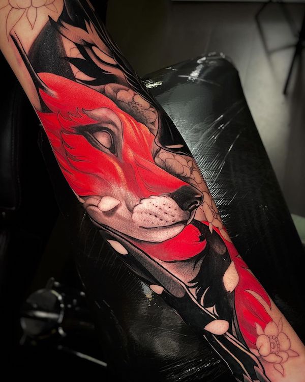 50+ Examples of Vibrant Fox Tattoo Designs