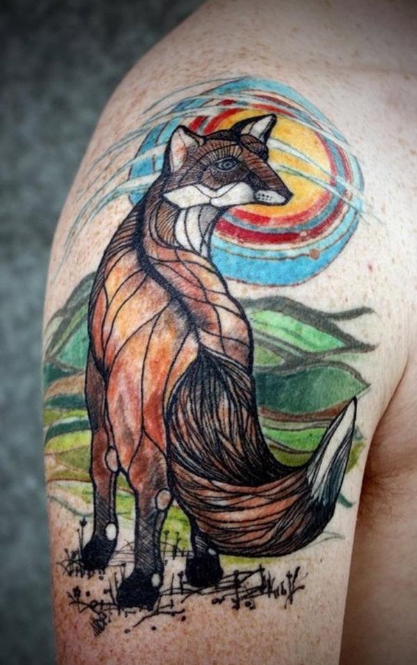 50+ Examples of Vibrant Fox Tattoo Designs