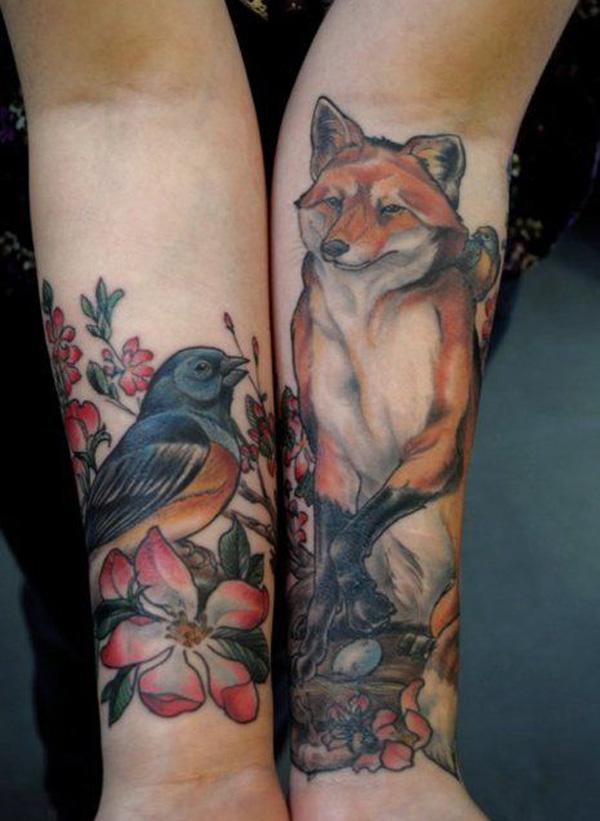50+ Examples of Vibrant Fox Tattoo Designs