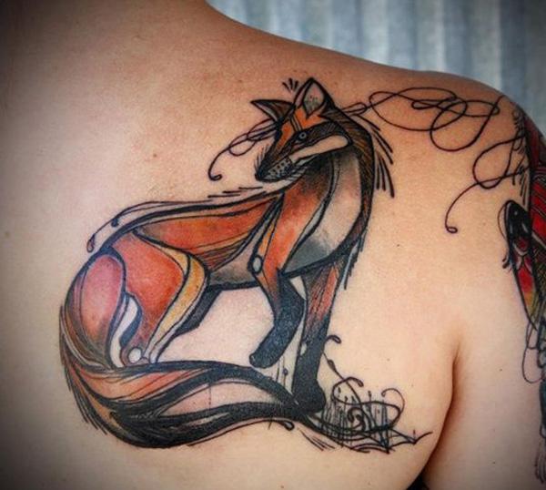 50+ Examples of Vibrant Fox Tattoo Designs