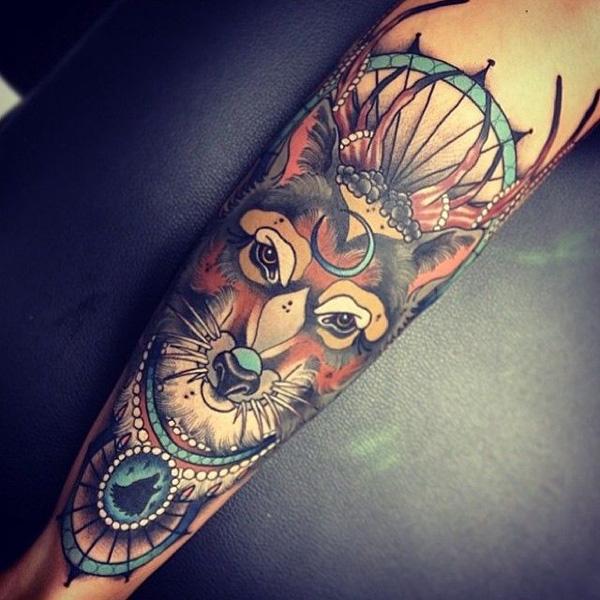50+ Examples of Vibrant Fox Tattoo Designs