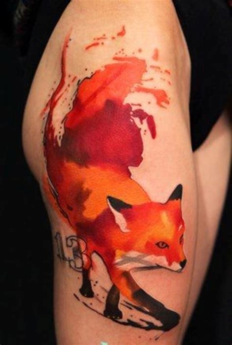 50+ Examples of Vibrant Fox Tattoo Designs