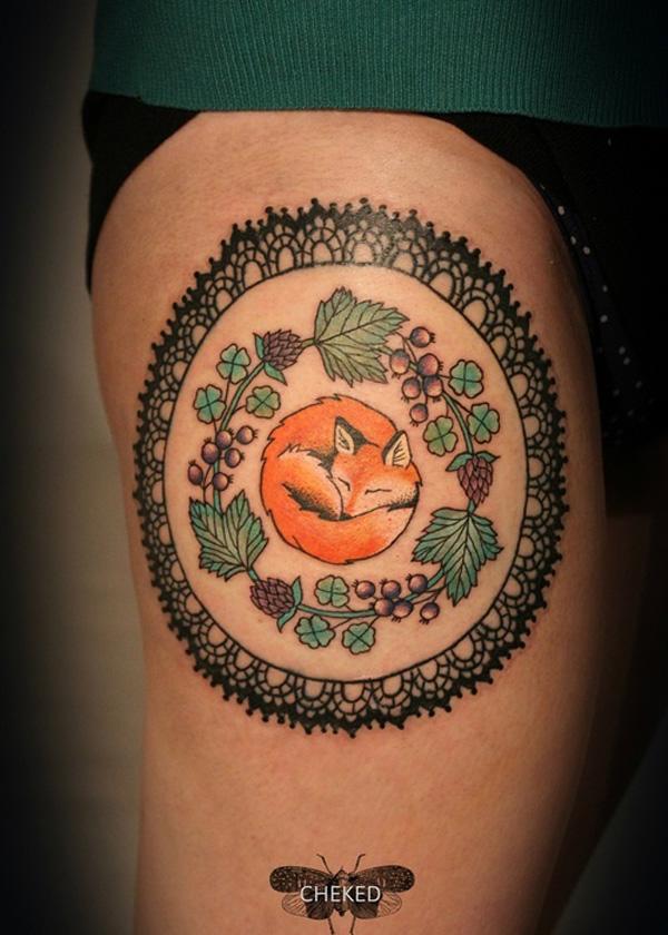 50+ Examples of Vibrant Fox Tattoo Designs