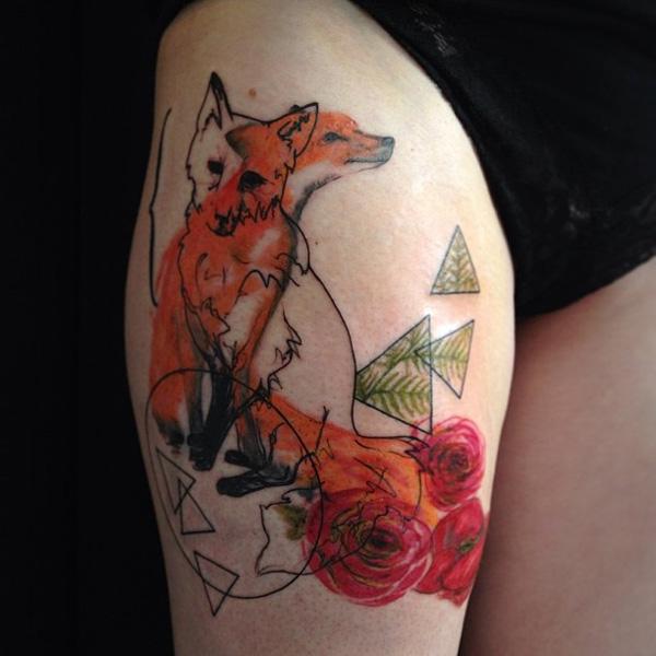 50+ Examples of Vibrant Fox Tattoo Designs