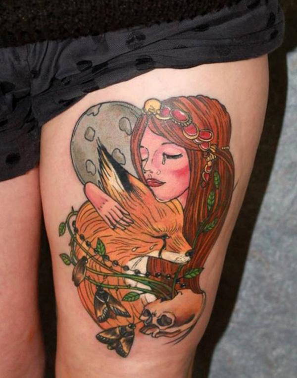 50+ Examples of Vibrant Fox Tattoo Designs