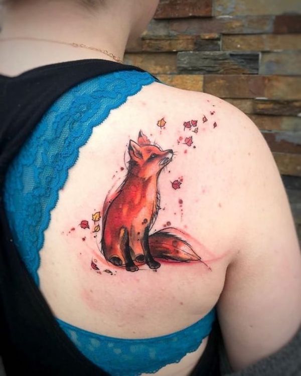50+ Examples of Vibrant Fox Tattoo Designs