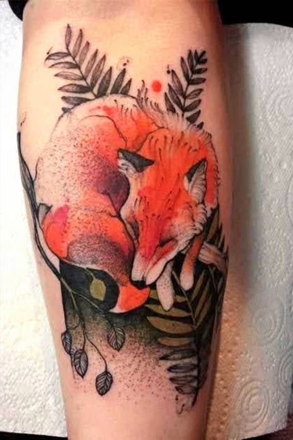 50+ Examples of Vibrant Fox Tattoo Designs