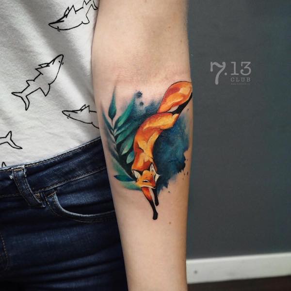50+ Examples of Vibrant Fox Tattoo Designs