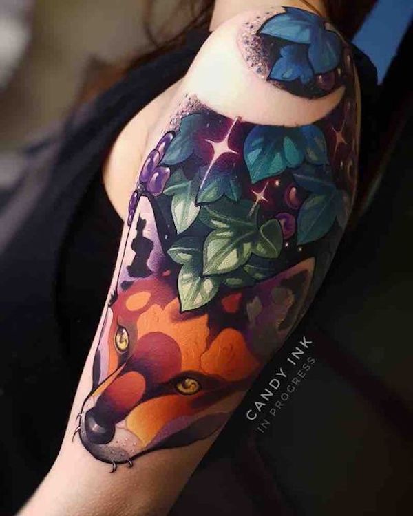 50+ Examples of Vibrant Fox Tattoo Designs