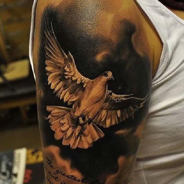 80 Peaceful Dove Tattoos with Meaning