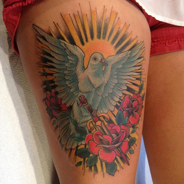 80 Peaceful Dove Tattoos with Meaning