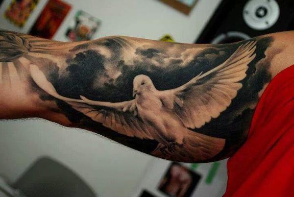 80 Peaceful Dove Tattoos with Meaning