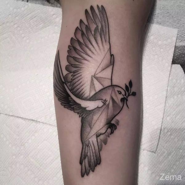 80 Peaceful Dove Tattoos with Meaning