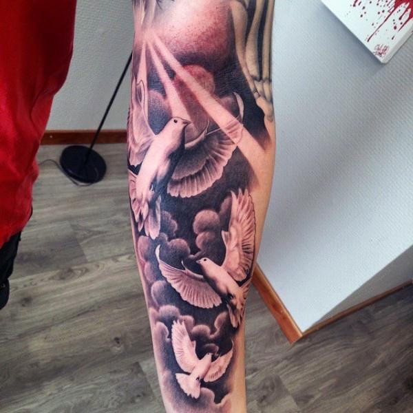 80 Peaceful Dove Tattoos with Meaning